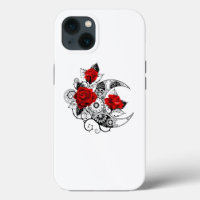 Mechanical Crescent with Red Roses