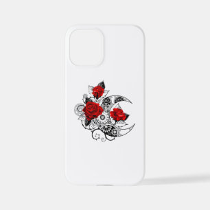 Mechanical Crescent with Red Roses iPhone 12 Mini Case