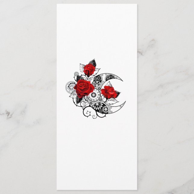 Mechanical Crescent with Red Roses Program (Front)