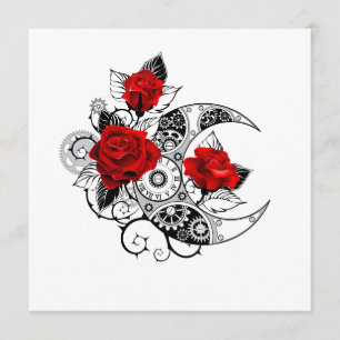 Mechanical Crescent with Red Roses Program