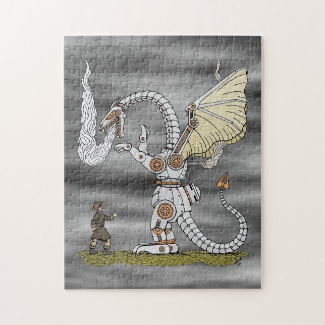 Mechanical Dragon Jigsaw Puzzle (Vertical)