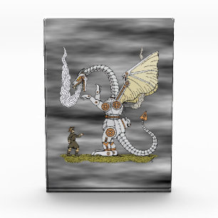 Mechanical Dragon Photo Block