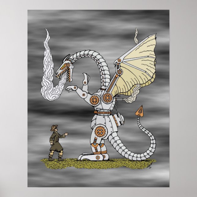 Mechanical Dragon Poster (Front)