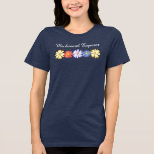 Mechanical Engineer Asters Tri-Blend Shirt