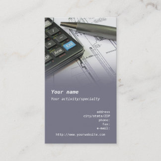 "Mechanical Engineer" business card