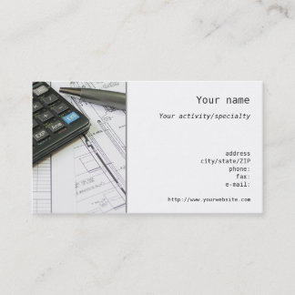 "Mechanical Engineer" business card