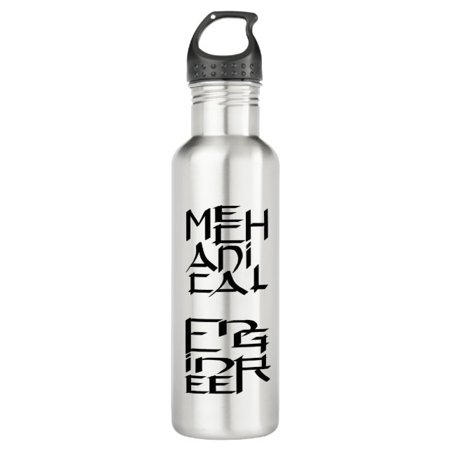 Mechanical Engineer Character 710 Ml Water Bottle (Front)