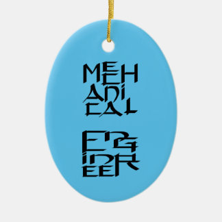 Mechanical Engineer Character Ceramic Ornament