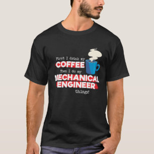 Mechanical Engineer & Coffee Lover Funny Saying Sw T-Shirt