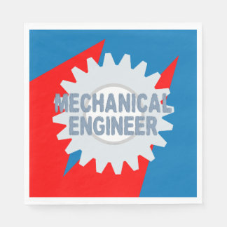 Mechanical Engineer Colour Block Napkin