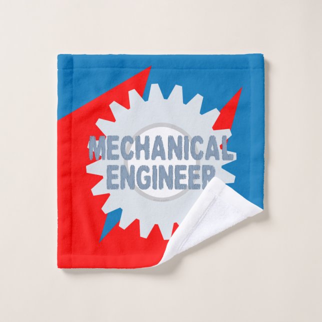 Mechanical Engineer Colour Block Wash Cloth (Wash Cloth)