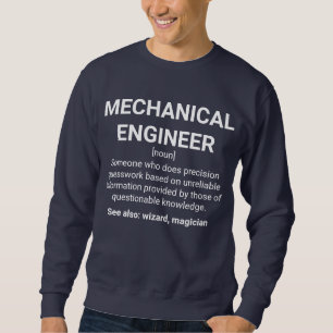 Mechanical Engineer Definition Meaning Sweatshirt