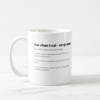 Mechanical Engineer Definition Mug