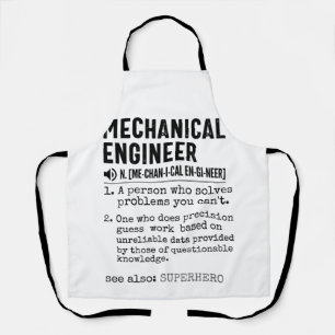 Mechanical Engineer Dictionary Definition Apron