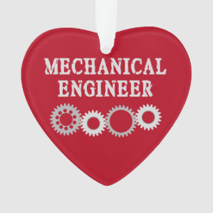Mechanical Engineer Gears Ornament
