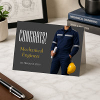 Mechanical Engineer Graduation Congrats Card
