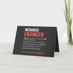 Mechanical ENGINEER Holiday Card