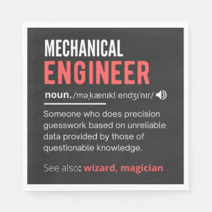 Mechanical ENGINEER Napkin