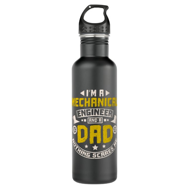 Mechanical Engineer Papa 710 Ml Water Bottle (Front)