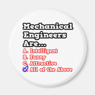 Mechanical Engineer Quiz...Joke Magnet