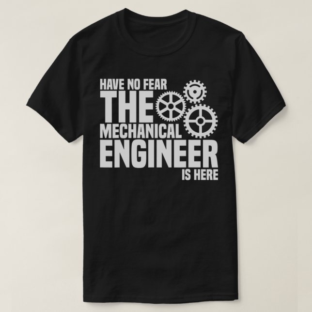 Mechanical Engineer Student Engineering Gifts Math T-Shirt (Design Front)