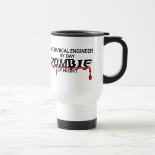 Mechanical Engineer Zombie Travel Mug