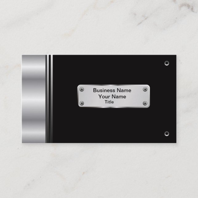 Mechanical Engineering Business Card (Front)