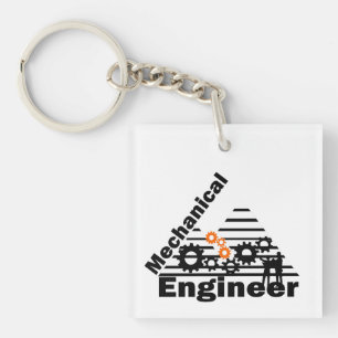 Mechanical Engineering Funny Engineer Keychain