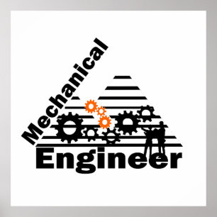 Mechanical Engineering Funny Engineer Poster