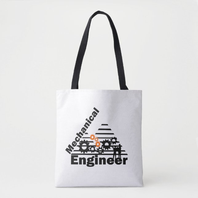 Mechanical Engineering Funny Engineer Tote Bag (Front)