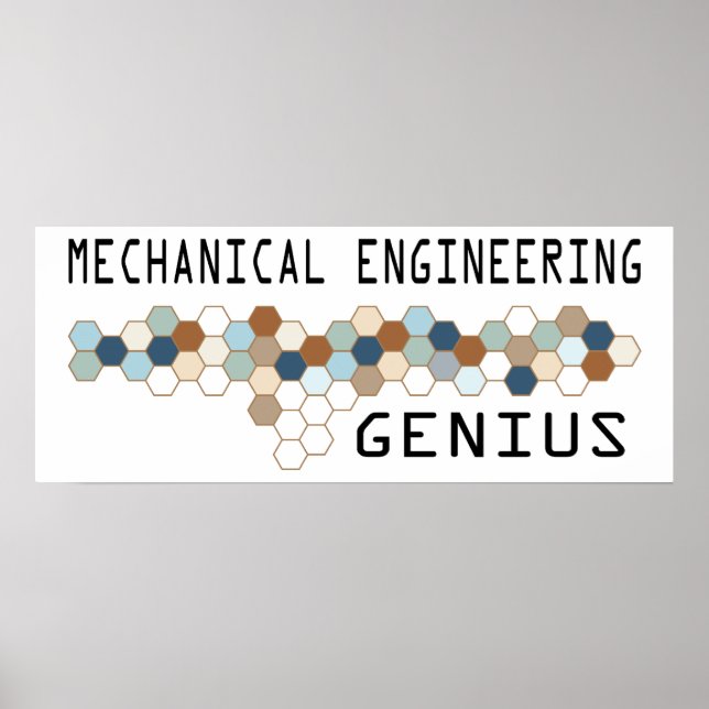 Mechanical Engineering Genius Poster (Front)