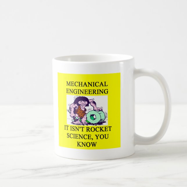 mechanical engineering rocket science coffee mug (Right)