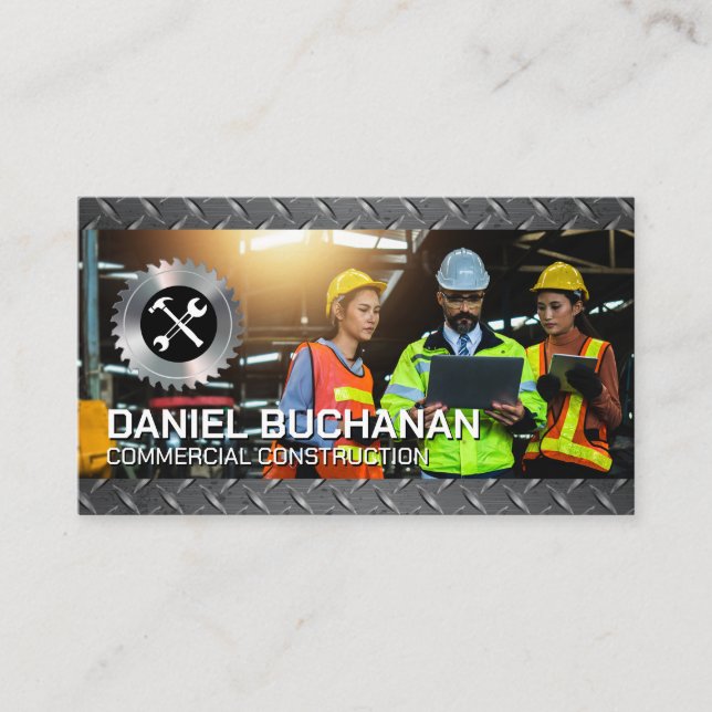 Mechanical Engineers | Project Manager Business Card (Front)