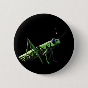 Mechanical Grasshopper 2 Inch Round Button
