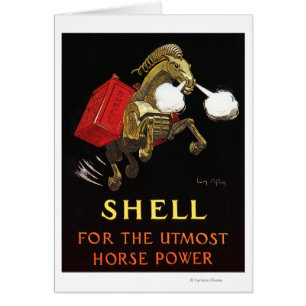 Mechanical Horse with Shell Oil