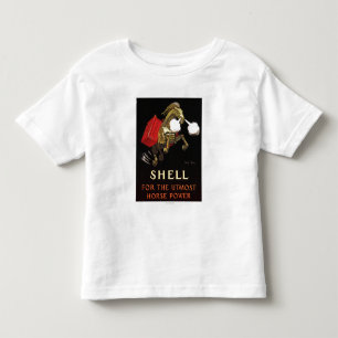 Mechanical Horse with Shell Oil Toddler T-shirt