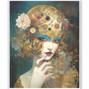 Mechanical Lady Robotic Fantasy Sci-Fi