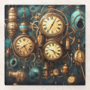 Mechanical Marvels Glass Coaster