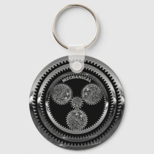 Mechanical Multi-Gear Print Keychain