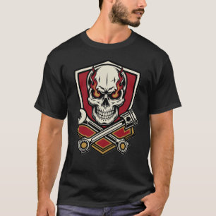 Mechanical Overlords Shirt – Skull Mechanic Biker