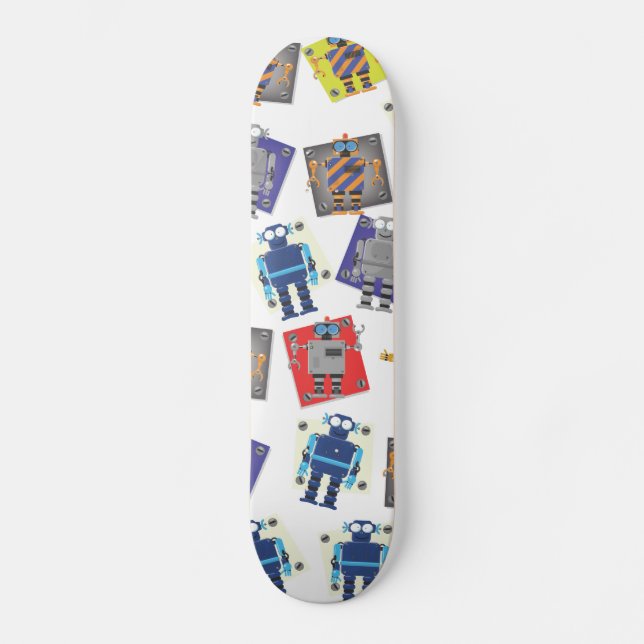 Mechanical Robot pattern Skateboard (Front)