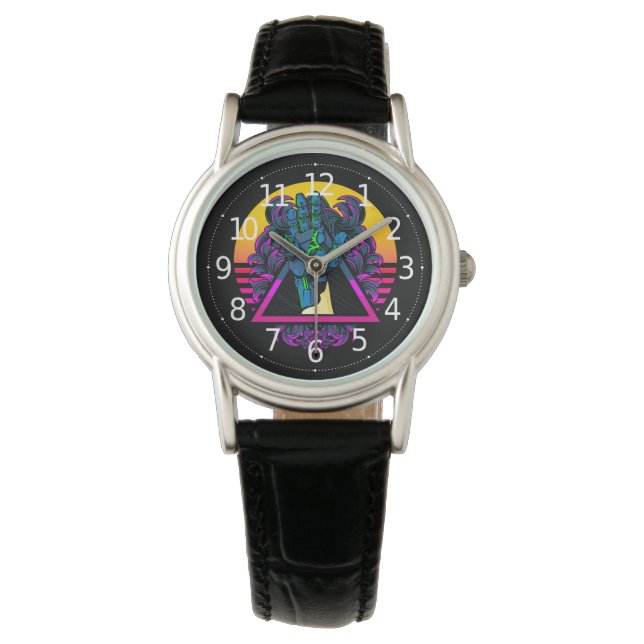 Mechanical Robotic Hand Modern Artwork | Watch (Front)