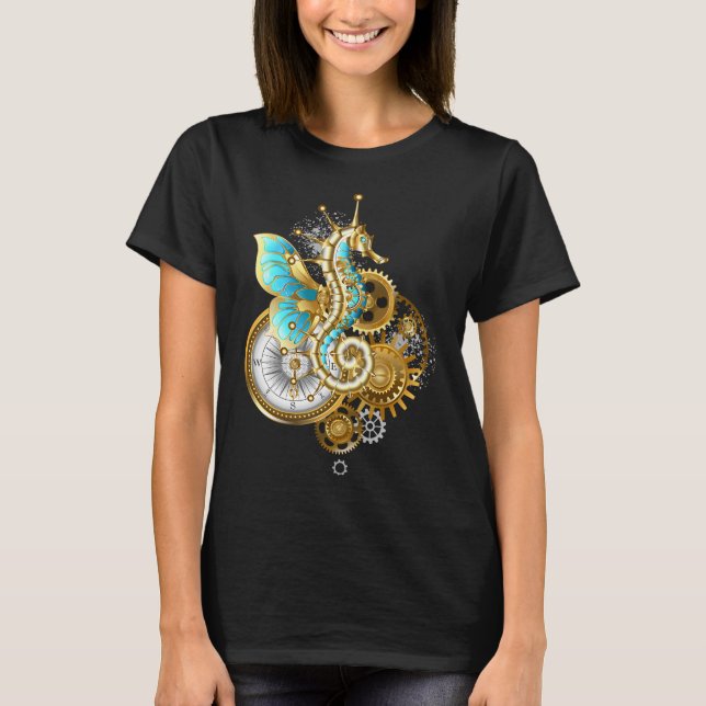 Mechanical Seahorse T-Shirt (Front)