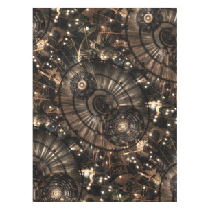Mechanical Steampunk Zodiac Constellations Tablecloth