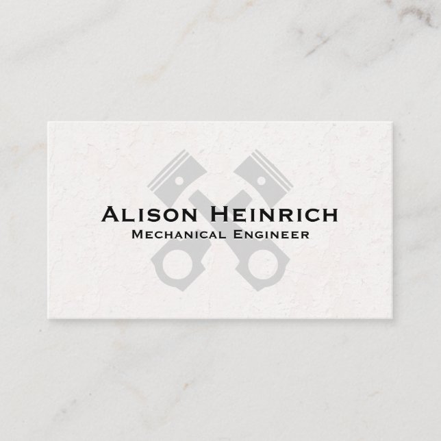 Mechanical Technology | Pistons Business Card (Front)