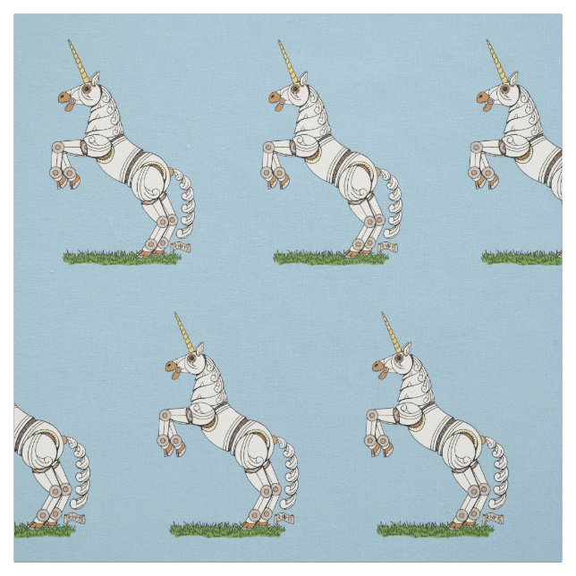 Mechanical Unicorn Fabric (Swatch)