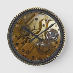 Mechanical Watch Gears Clock