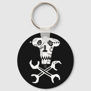 mechanical workshop logo keychain