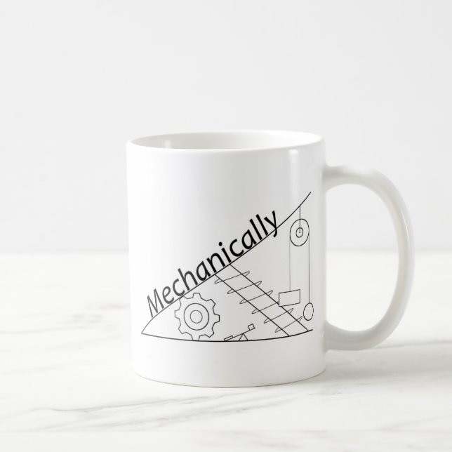 Mechanically Inclined Coffee Mug (Right)