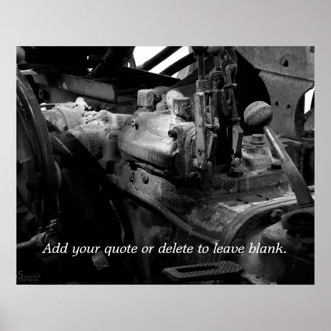 Mechanics Customizable Print (Front)